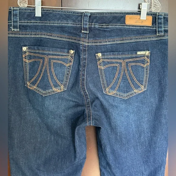 2 Pair Melissa McCarthy Seven7 Bootcut Jeans EUC Size 16W - Picture 6 of 15